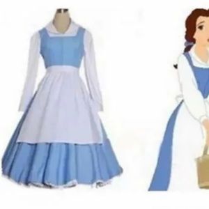 Beauty and the Beast Belle Blue Peasant Dress